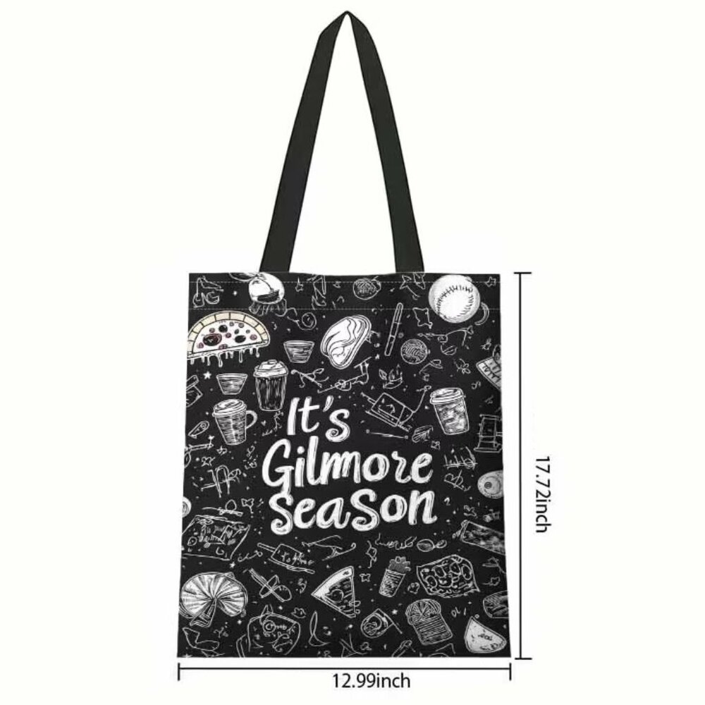 Gilmore Girl Season Tote Bag with Multicolor Design